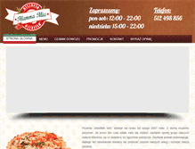 Tablet Screenshot of pizzeria-lubliniec.pl